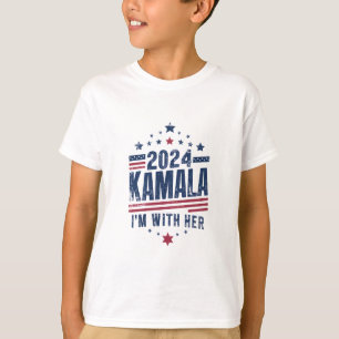 I'm With Her Kamala Vote For 2024 Kamala-Harris T-Shirt