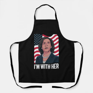 I'm With Her Kamala Vote For 2024 President  Apron