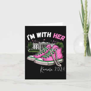 I'm With Her Kamala Vote For 2024 President Kamala Card