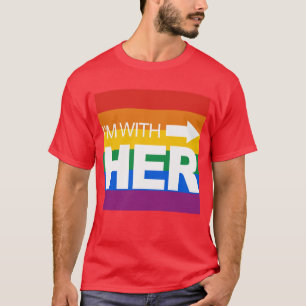 I'm with her (right) -.png T-Shirt