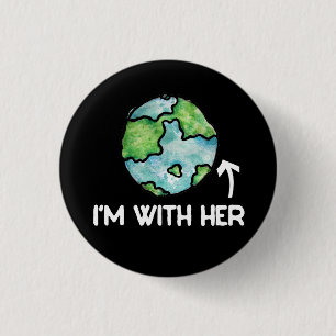 im with her science 3 cm round badge
