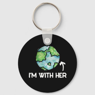 im with her science  key ring