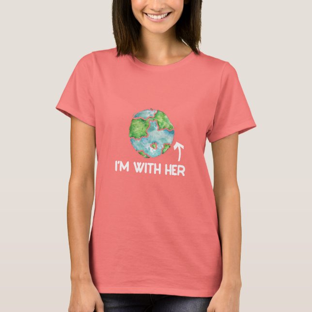 im with her science T-Shirt (Front)