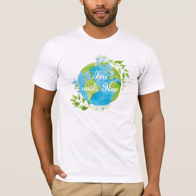 I'm With Her T-Shirt (Front)