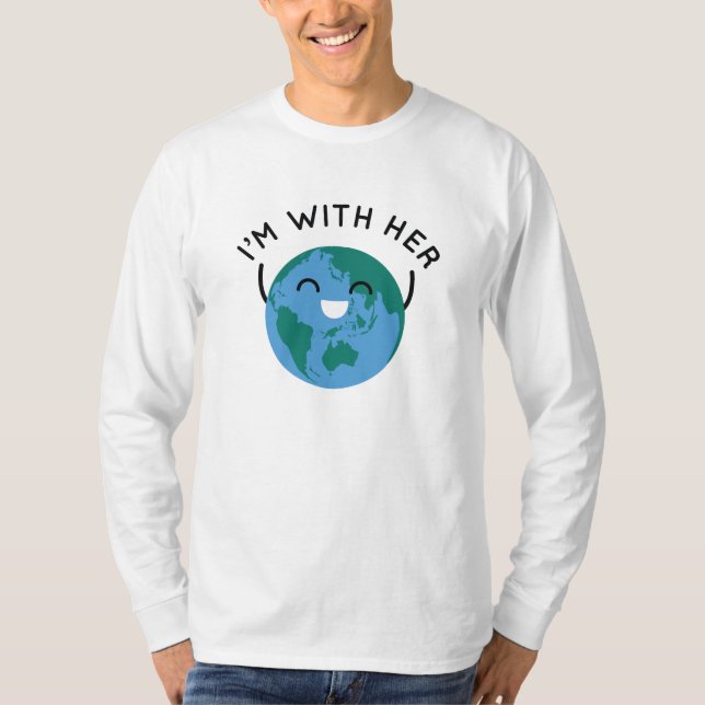 I'm With Her T-Shirt (Front)