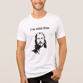 I'm With Him (Jesus) Tri-Blend Shirt