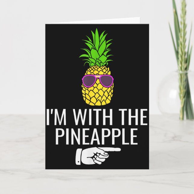 I'm With Ne Shirt Funny Ne Halloween Costume  Card (Front)