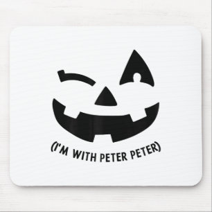 Im With Peter Couple Halloween Adult Women Her Eat Mouse Mat