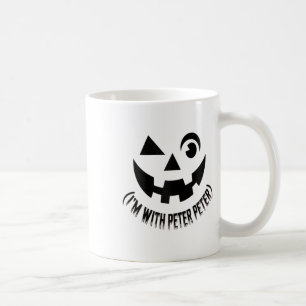 I'm With Peter Pumpkin Eater Couples Halloween Cos Coffee Mug