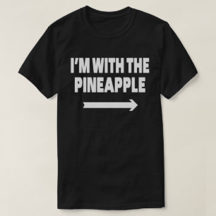 I'm With Pieapple Easy Matching Halloween Costume T-Shirt