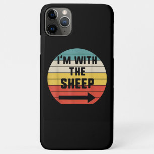 Im With Sheep Halloween Matching Couple Gift iPhone 11 Pro Max Case
