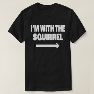 I'm With Squirrel Funny Matching Halloween Costume T-Shirt