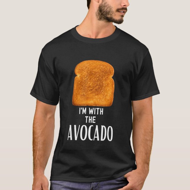 I'm With The Avocado Toast Easy Halloween Matching T-Shirt (Front)