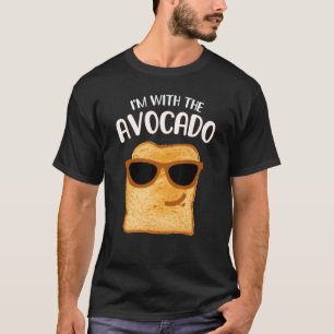 I'm with the Avocado Toast Halloween Costume 2022 T-Shirt