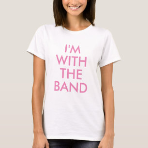 I'm with the band   Kids Baby Girl Bodysuit