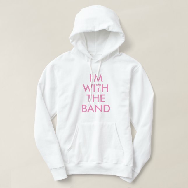 I'm with the band | Kids Baby Girl T-shirt Hoodie (Design Front)