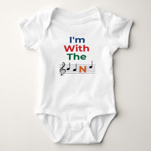 I'm With The Band Music Baby Bodysuit