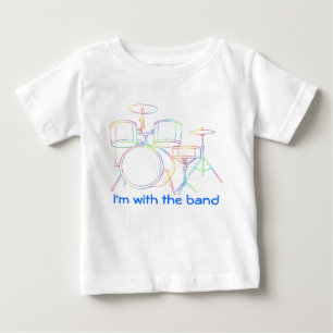 I'm With The Band T-shirt Drums