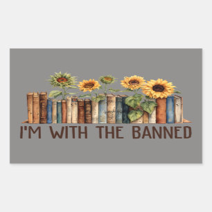 I'm With the Banned Banned Sticker