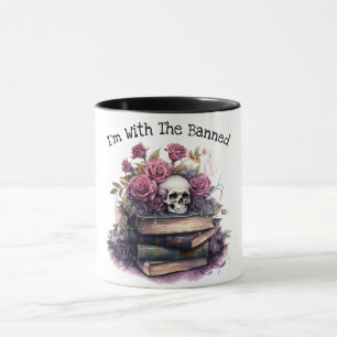 I'm With The Banned, Book Lover Mug