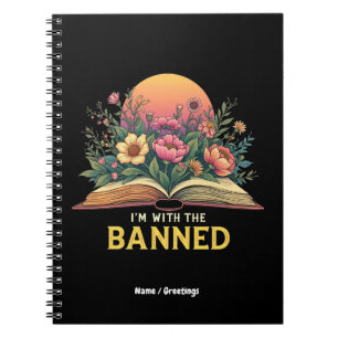 I'm With The Banned Bookworm Funny Book Lover Gift