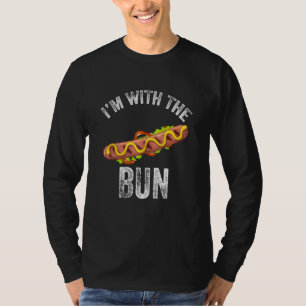 I'm With The Bun Hot Dog Sausage Funny Halloween C T-Shirt