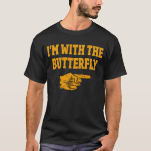I'm With The Butterfly Matching Halloween Costume T-Shirt