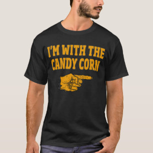 I'm With The Candy Corn Matching Halloween Costume T-Shirt