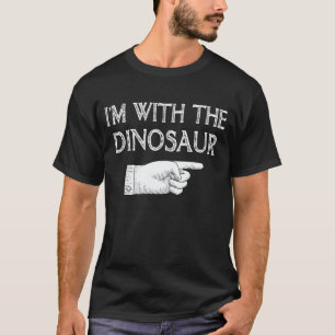 I'm With The Dinosaur Matching Halloween Costume T-Shirt