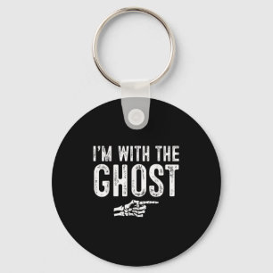 I'm With The Ghost Easy Costume Halloween Couples  Key Ring