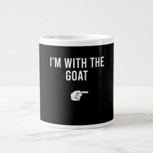 I'm With The Goat Halloween Costume Party Goat Large Coffee Mug