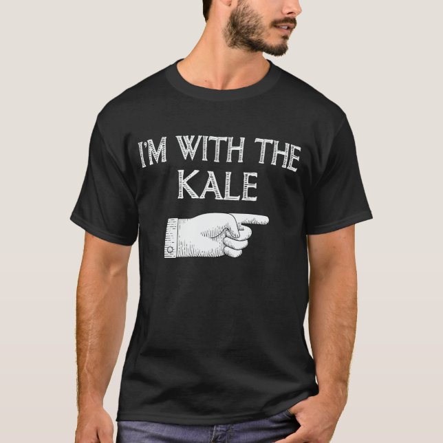 I'm With The Kale Matching Halloween Costume T-Shirt (Front)
