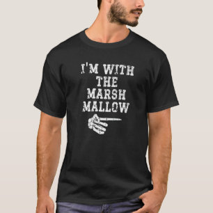 I'm with the Marshmallow Point Matching Couples Ha T-Shirt