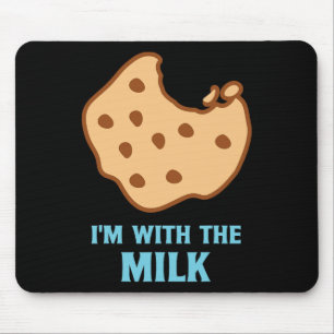 I'm With The Milk and Cookie Matching Couples Best Mouse Mat
