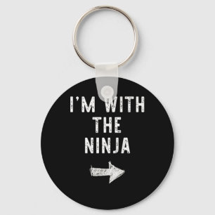 I'm With The Ninja Costume Halloween Matching Coup Key Ring