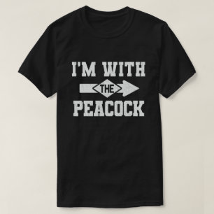 I'm With The Peacock Matching Halloween Costume T-Shirt