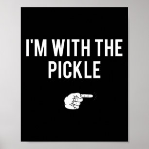 I'm With The Pickle Halloween Costume Party Matchi Poster