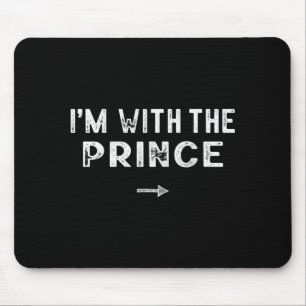 Im With The Prince Costume Matching Lazy Halloween Mouse Mat