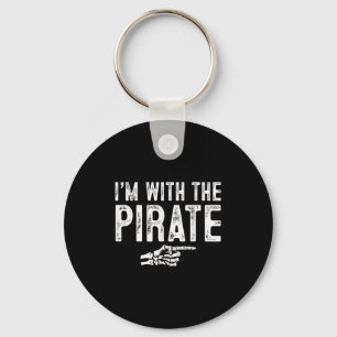 I'm With The Rate Easy Costume Halloween Couples M Key Ring