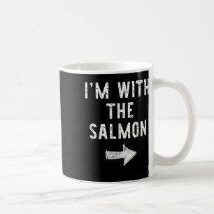 I'm With The Salmon Costume Halloween Matching Cou Coffee Mug
