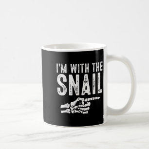 I'm With The Snail Easy Costume Halloween Couples Coffee Mug