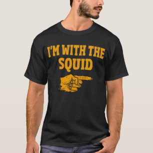 I'm With The Squid Matching Halloween Costume T-Shirt