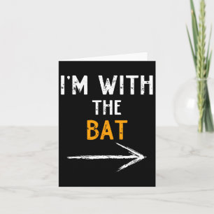 I'm With The T Costume Halloween Couple Matching Card