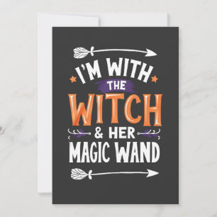 I'm with the Witch and Her Magic Wind Halloween Announcement