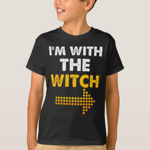 I'm With The Witch Shirt Funny Halloween Couple 
