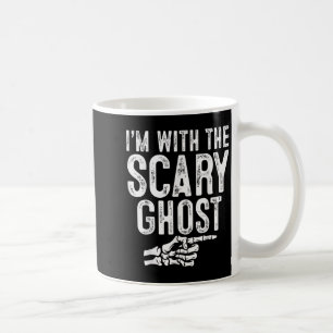 I'm With The Y Ghost Easy Costume Halloween Couple Coffee Mug