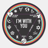 I'm With You activist gear. Proceeds to the ACLU!