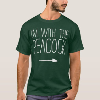 Im withhe Peacock Adult Men Women Costume retro T-Shirt