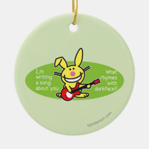 I'm Writing A Song Ceramic Tree Decoration