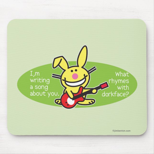 I'm Writing A Song Mouse Mat (Front)